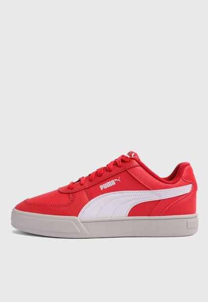 Tenis Lifestyle Rojo-Blanco PUMA Caven