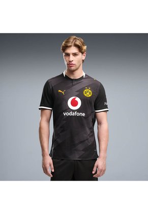 Camiseta Puma Hombre Visitante Borussia Dortmund 26/27 Authentic - Negro - Fútbol | Uso Casual Y Entrenamiento