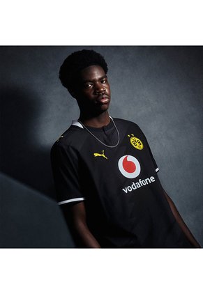 Camiseta Puma Hombre Visitante Borussia Dortmund 26/27 Authentic - Negro - Fútbol | Uso Casual Y Entrenamiento