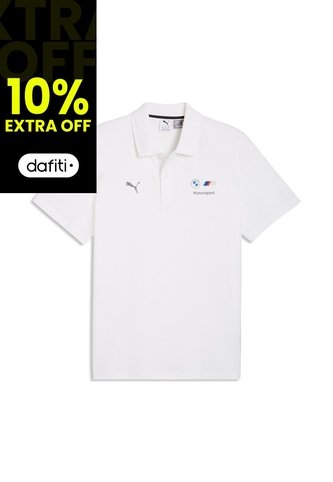 Camiseta Polo Deportiva Puma Bmw MmsEss Blanco Hombre Puma