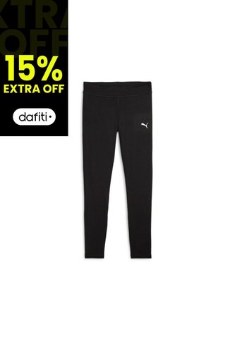 Leggings Puma Original Ess Logo Poly Tights Negro Para Mujer Puma