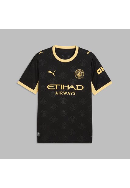 Camiseta Puma Hombre Visitante Manchester City 26/27 - Negro - Fútbol | Uso Casual Y Entrenamiento