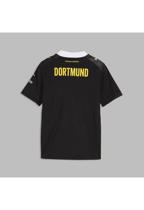Camiseta Puma Kids Visitante Borussia Dortmund 26/27 - Negro - Fútbol | Uso Casual Y Entrenamiento