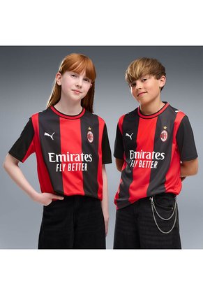 Camiseta Puma Kids Local AC Milan 26/27 - Rojo - Fútbol | Uso Casual Y Entrenamiento