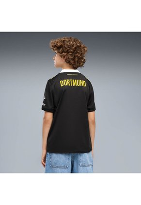 Camiseta Puma Kids Visitante Borussia Dortmund 26/27 - Negro - Fútbol | Uso Casual Y Entrenamiento