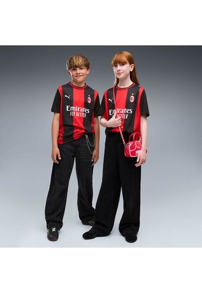Camiseta Puma Kids Local AC Milan 26/27 - Rojo - Fútbol | Uso Casual Y Entrenamiento