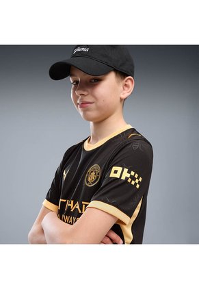 Camiseta Puma Kids Visitante Manchester City 26/27 - Negro - Fútbol | Uso Casual Y Entrenamiento