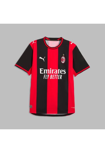 Camiseta Puma Hombre Local AC Milan 26/27 Authentic - Rojo - Fútbol | Uso Casual Y Entrenamiento