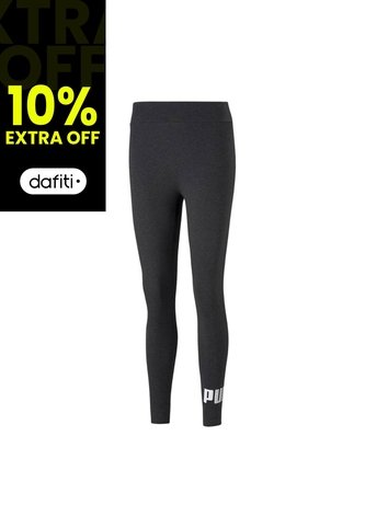 Pantalones Leggings Puma Originales Ess Logo Gris Para Mujer Puma