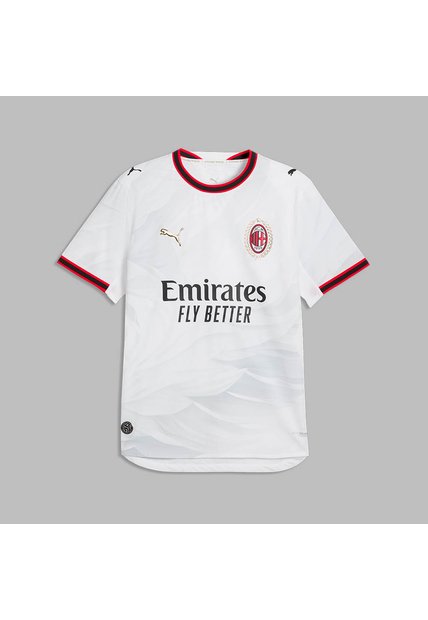 Camiseta Puma Hombre Visitante AC Milan 26/27 Authentic - Blanco - Fútbol | Uso Casual Y Entrenamiento