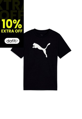 Camisas Deportivas Puma Original Ess Logo B Negro Para Niños Puma