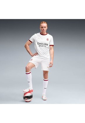 Camiseta Puma Hombre Visitante AC Milan 26/27 Authentic - Blanco - Fútbol | Uso Casual Y Entrenamiento