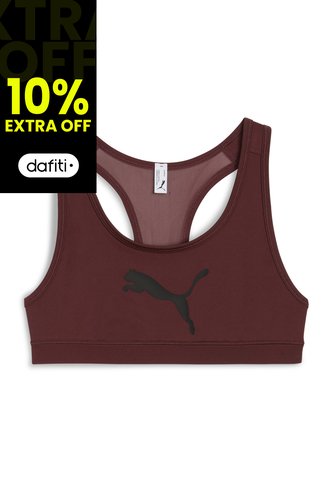 Top Puma Original 4 Keeps Training Bra - Mid Rojo Para Mujer Puma