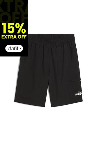 Pantaloneta Deportiva Puma Original Logo 9 Negro Para Hombre Puma