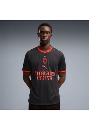 Camiseta Puma Hombre Alternativa AC Milan 26/27 - Negro - Fútbol | Uso Casual Y Entrenamiento
