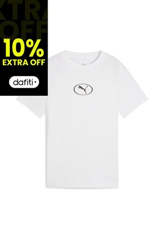 Camisas Deportivas Puma Sport Rib Collar B Blanco Para Niños Puma