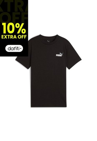 Camisa Deportiva Puma Ess 2 Color Small No1 Negro Para Niños Puma