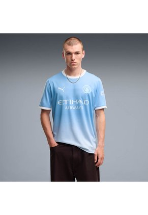 Camiseta Puma Hombre Local Manchester City 26/27 - Azul - Fútbol | Uso Casual Y Entrenamiento