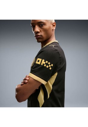 Camiseta Puma Hombre Visitante Manchester City 26/27 Authentic - Negro - Fútbol | Uso Casual Y Entrenamiento