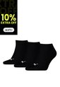 Medias Puma Originales Unisex Sneaker Plain 3 P Negro Unisex de Puma