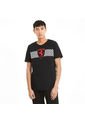 Camiseta Negra Puma FERRARI RACE CHECKERED FLAG TEE – 599848 01 de Puma