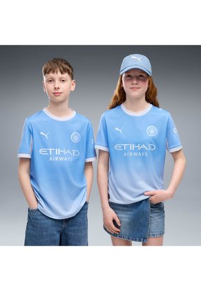 Camiseta Puma Kids Local Manchester City 26/27 - Azul - Fútbol | Uso Casual Y Entrenamiento