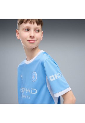 Camiseta Puma Kids Local Manchester City 26/27 - Azul - Fútbol | Uso Casual Y Entrenamiento