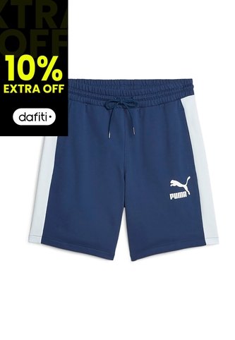 Pantaloneta Deportiva Puma Original T 7 Iconic 8 Azul Hombre Puma