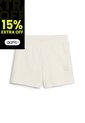 Pantaloneta Deportiva Puma Original Ess Mid-Rise Beige Mujer de Puma