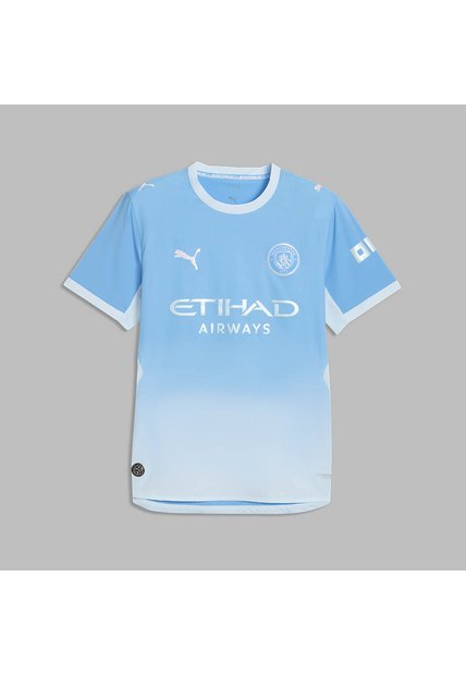 Camiseta Puma Hombre Local Manchester City 26/27 Authentic - Azul - Fútbol | Uso Casual Y Entrenamiento