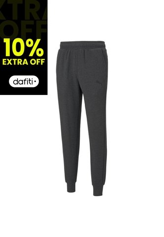 Pantalon Puma Original Ess Logo Pants Tr Cl Gris Para Hombre Puma