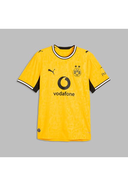 Camiseta Puma Hombre Local Borussia Dortmund 26/27 Authentic - Amarillo - Fútbol | Uso Casual Y Entrenamiento