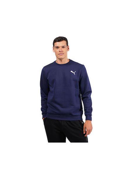 Buzo Azul Puma ESS LOGO CREW SWEAT Hombre - Compra Ahora | Dafiti Colombia
