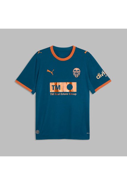 Camiseta Puma Hombre Visitante Valencia CF 26/27 - Azul - Fútbol | Uso Casual Y Entrenamiento