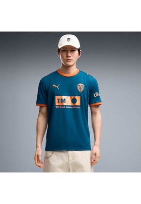 Camiseta Puma Hombre Visitante Valencia CF 26/27 - Azul - Fútbol | Uso Casual Y Entrenamiento