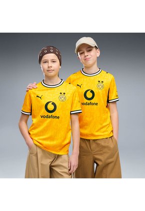 Camiseta Puma Kids Local Borussia Dortmund 26/27 - Amarillo - Fútbol | Uso Casual Y Entrenamiento