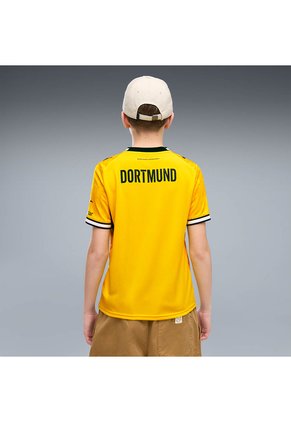 Camiseta Puma Kids Local Borussia Dortmund 26/27 - Amarillo - Fútbol | Uso Casual Y Entrenamiento