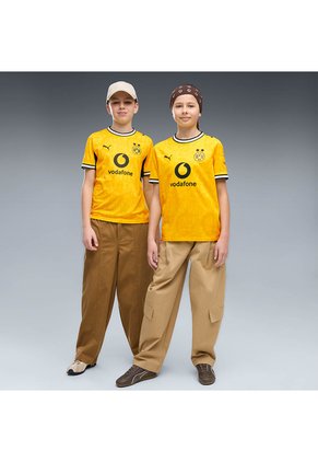 Camiseta Puma Kids Local Borussia Dortmund 26/27 - Amarillo - Fútbol | Uso Casual Y Entrenamiento