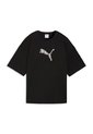 Camisa Deportiva Puma Originals Ess Graphics Leo Negro Mujer de Puma