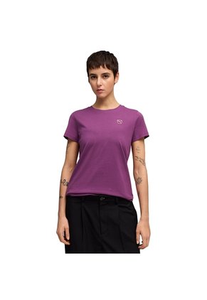Camisa Deportiva Puma Original EssElevated Morado Para Mujer