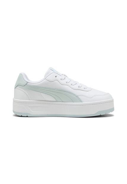 Tenis Puma Court Lally Skye Original Blanco Verde Mujer
