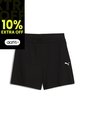 Pantaloneta Deportiva Puma Ess Elevated Original Negro Mujer de Puma