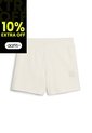 Pantaloneta Deportiva Puma Original Ess Mid-Rise Beige Mujer de Puma