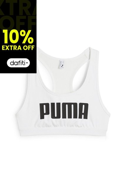 Top Deportivo Puma Original 4 Keeps Bra W Blanco Para Mujer