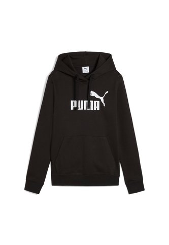 Hoodie Deportivo Puma Original Ess N1 Logo Negro Para Mujer Puma