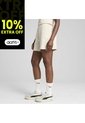 Pantaloneta Deportiva Puma Original Ess Elevated Beige Mujer de Puma