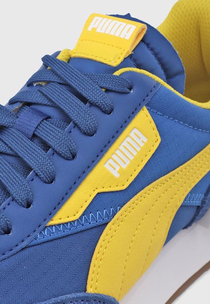 Tenis Lifestyle Azul Amarillo Blanco PUMA Future Rider Play On Compra Ahora Dafiti Colombia