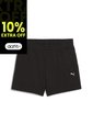 Pantaloneta Deportiva Puma Original Ess Mid-Rise Negro Mujer de Puma