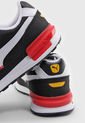 Tenis Lifestyle Negro-Blanco-Amarillo Puma Graviton de Puma