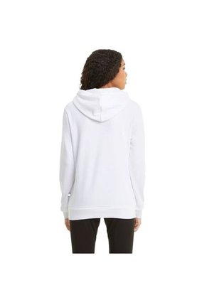Hoodie Puma Para Mujer Ess Logo Hoodie Tr W Blanco